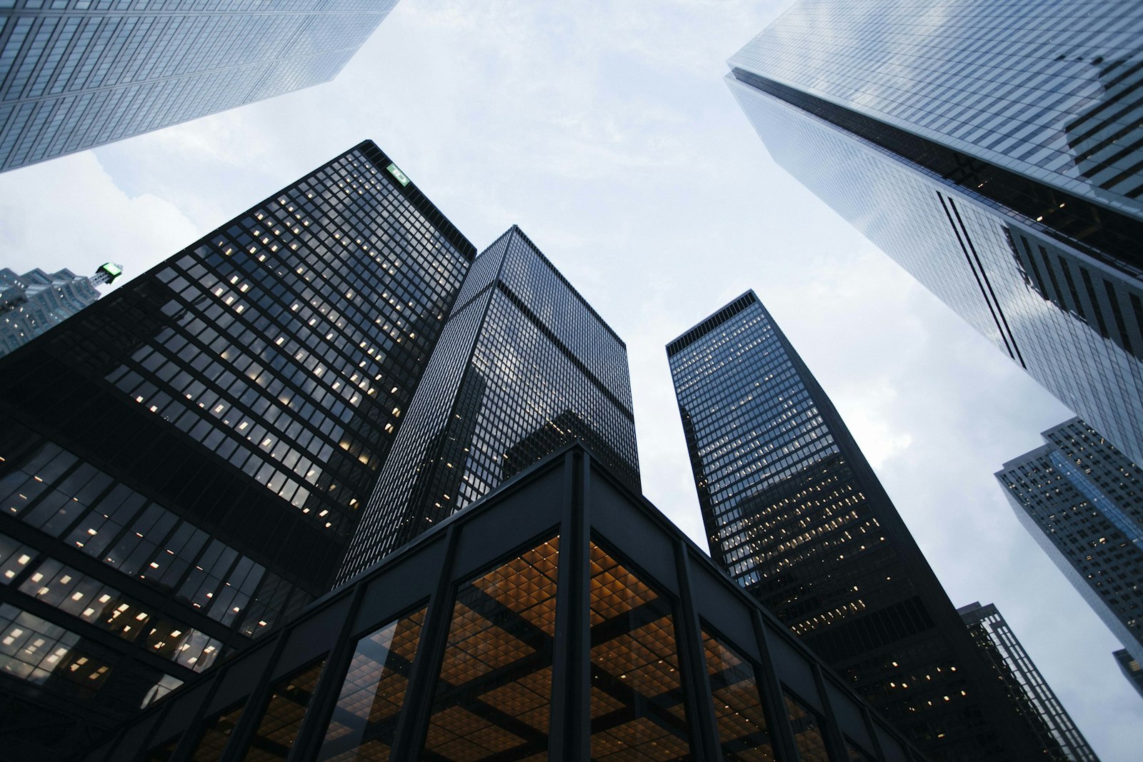Modern commercial towers