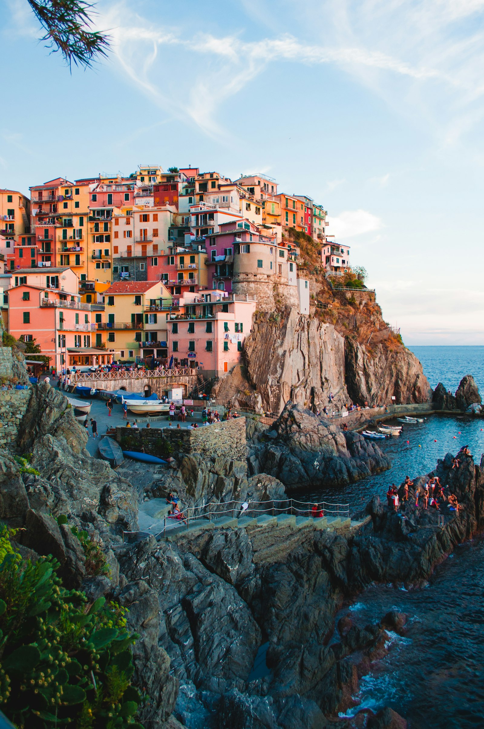 Mediterranean coastal town